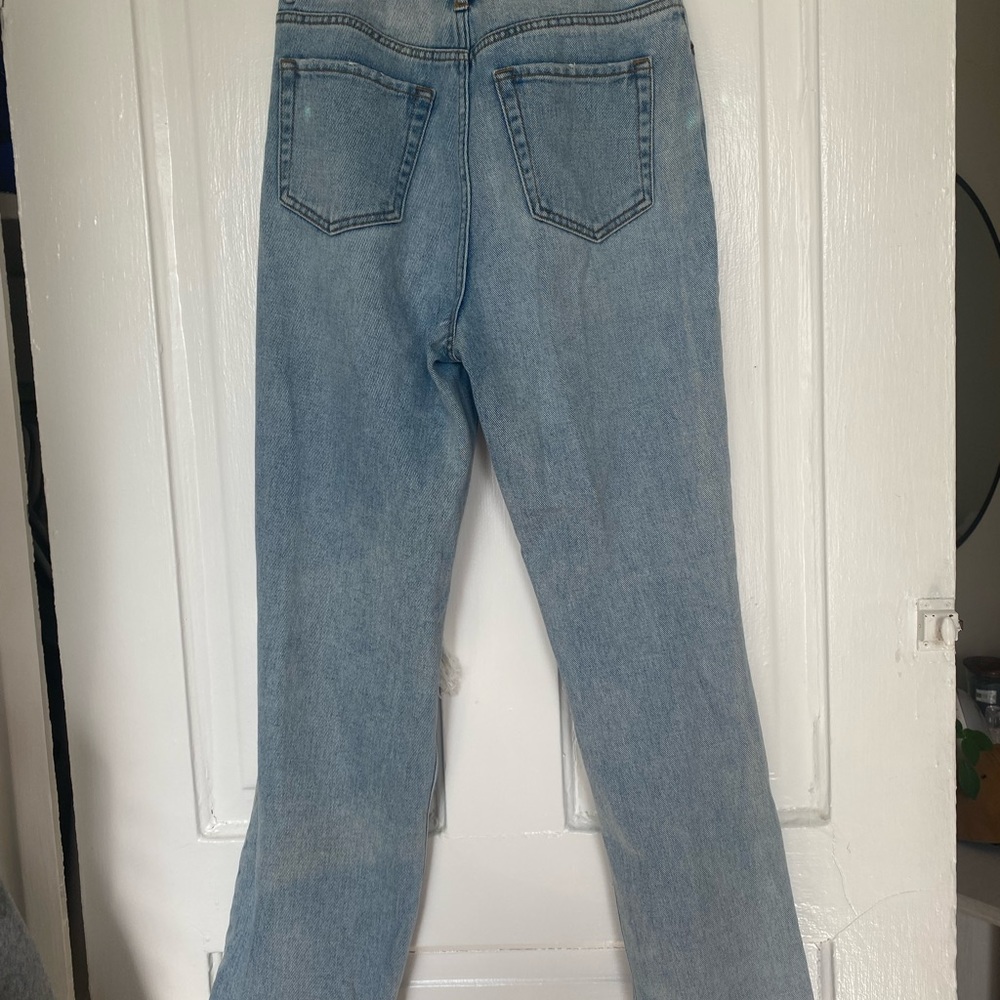 PacSun High Rise Straight Leg Ripped Jeans - Picture 2 of 4